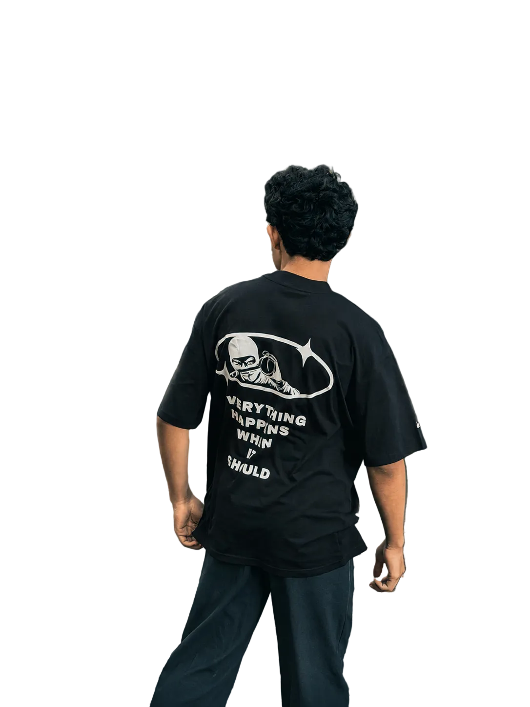 Oversized High Neck Shirt